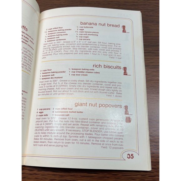 Oster Kitchen Center Owner's Manual Instructions Cookbook 1975 Vintage - Picture 7 of 8